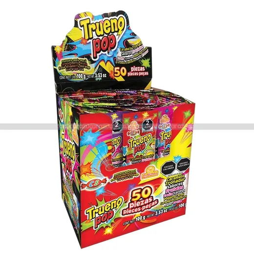 Trueno Pop caramelo tronador c/50