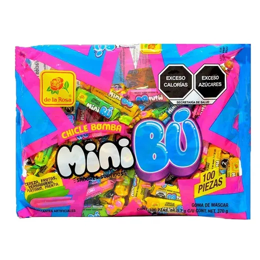 Chicle Mini Bú c/100