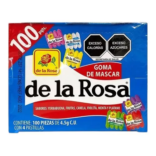 Chicle De la Rosa c/100