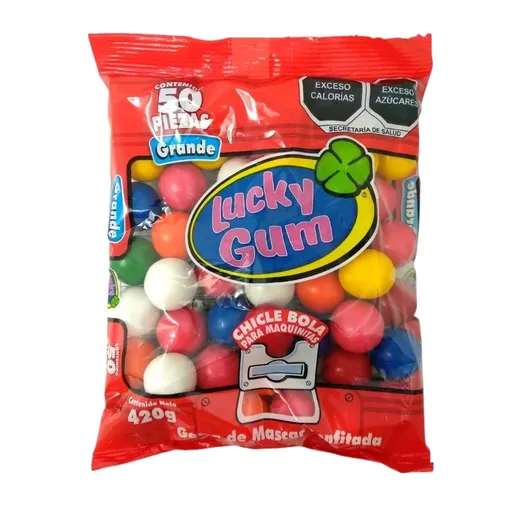 Lucky Gum chicle bola grande c/50
