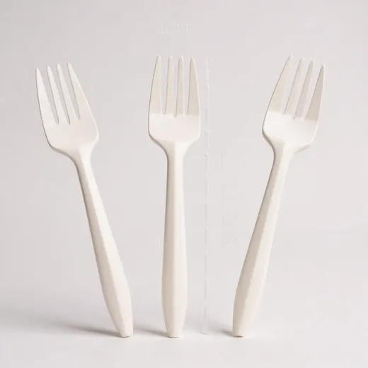 Tenedor desechable