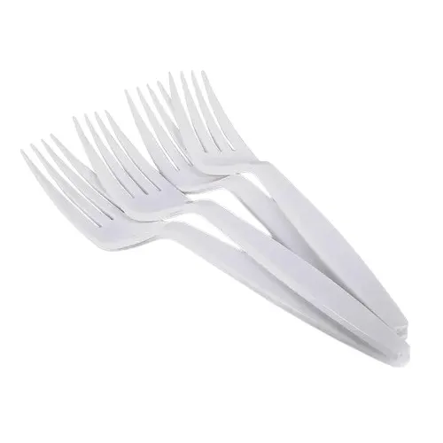 Tenedor desechable mediano