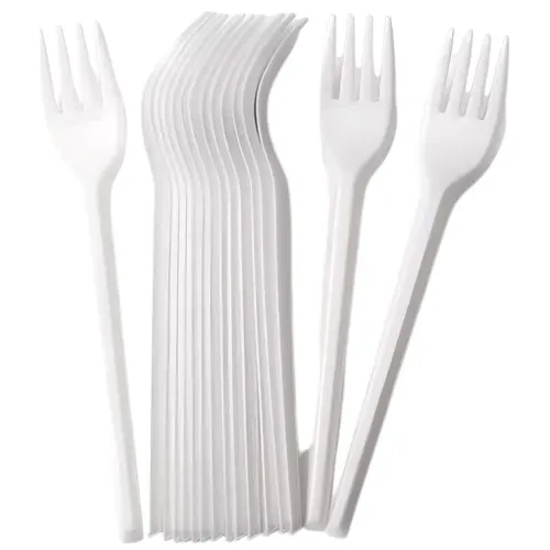 Tenedor desechable chico