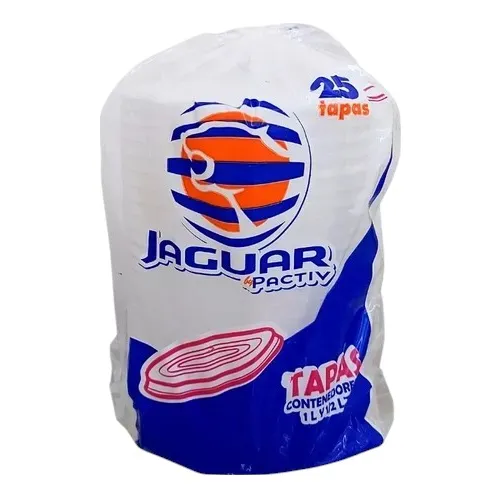 Tapa Jaguar para contenedor 1 L y ½ L c/25