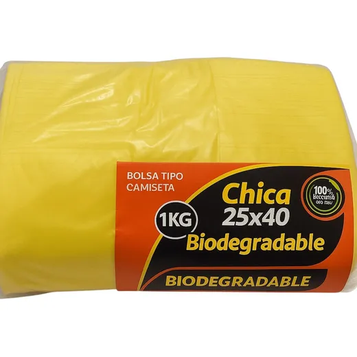 Bolsa camiseta chica 25x40, 1 kg